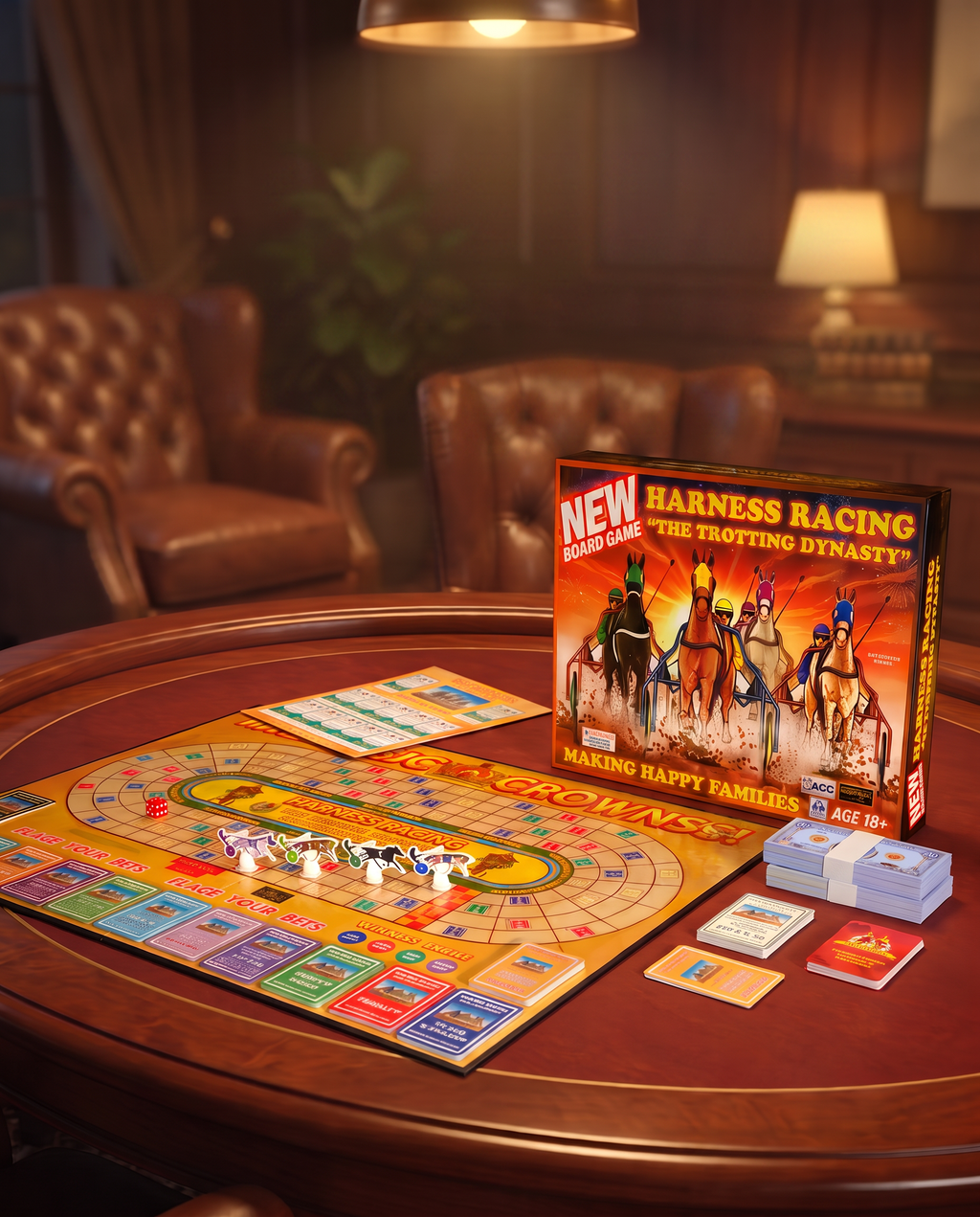 HARNESS RACING BOARD GAME