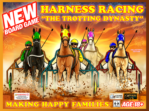 Front cover box of Harness Racing "The Trotting Dynasty" 