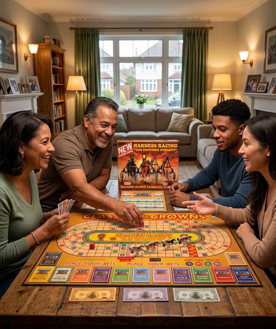 The Trotting Dynasty — Harness Racing Board Game for Families